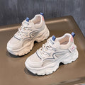 Damen Chunky Sneakers mit atmungsaktiver Mesh-Oberfläche und sportlicher Dämpfung R&B