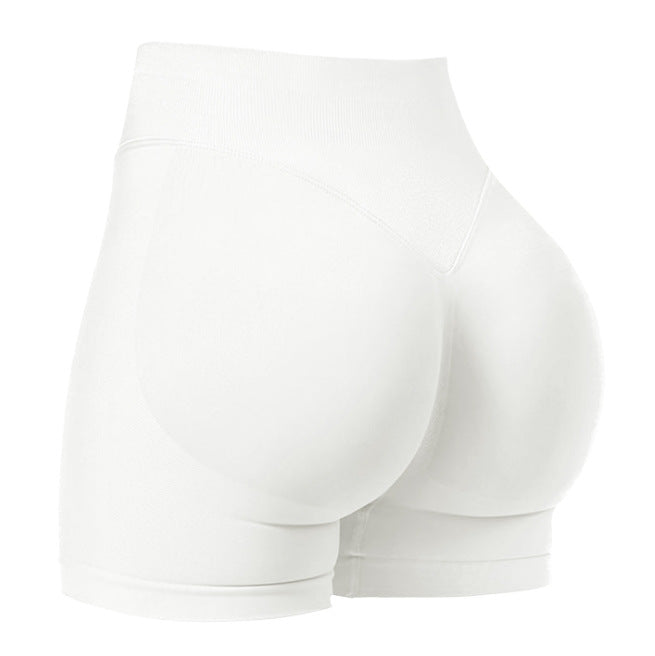 Damen Sport-Bikini-Oberteil mit hoch geschnittenen Shorts und nahtlosem Design R&B