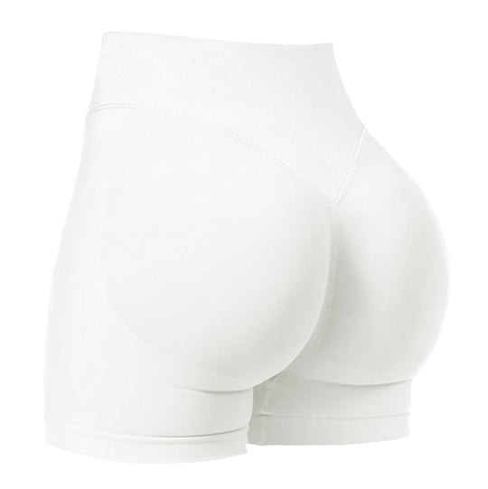 Damen Sport-Bikini-Oberteil mit hoch geschnittenen Shorts und nahtlosem Design R&B