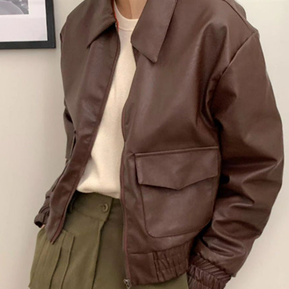 Damen Praktische und modische Kurzjacke R&B