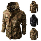 Herren Outdoor-Jacke mit camouflage Design und praktischen Taschen