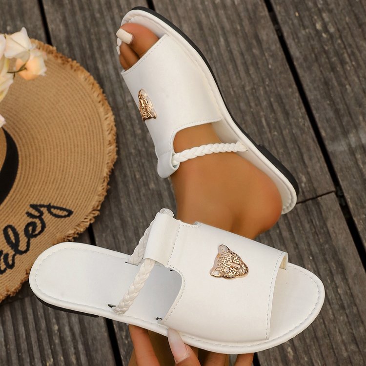 Damen Komfort-Sandalen mit modischem Riemen-Design und eleganten Zierdetails R&B