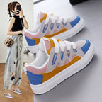 Damen modische Sneakers mit elastischen Schnürsystem und atmungsaktiver Oberfläche R&B