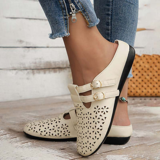 Lässige flache hohle Schuhe R&B