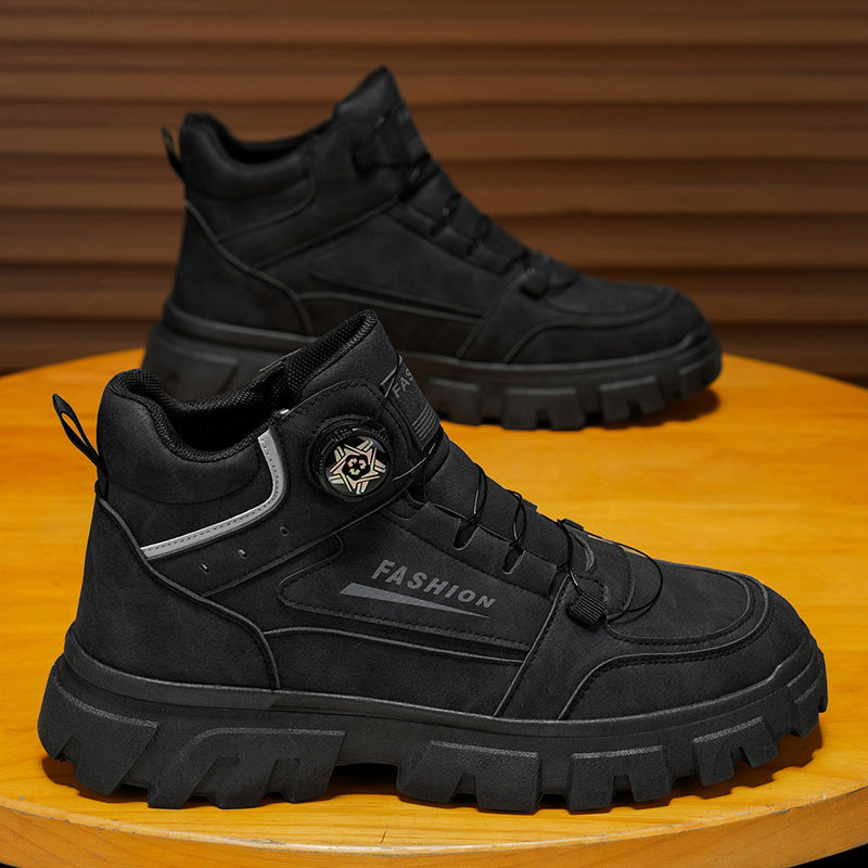 Damen Stabile Outdoor-Schnürstiefel mit rutschfester Sohle und atmungsaktivem Futter R&B