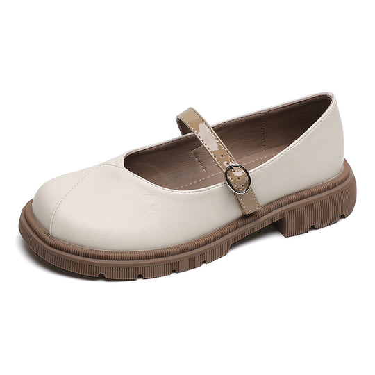 Damen Mary-Jane Ballerinas mit praktischem Riemen und stabiler Sohle R&B