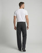 Retro Jeans Washed Schwarz Grau