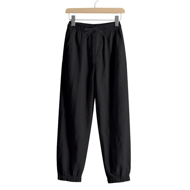 Damen lässige Freizeithose mit lockerem Schnitt und elastischem Bund R&B