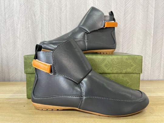 Damen elegante Stiefeletten aus hochwertigem mit modischem Riemen R&B