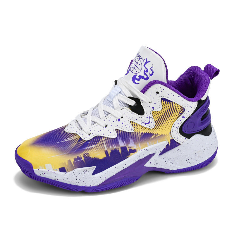 Damen Sportliche Basketball-Sneaker mit innovativem Design und rutschfester Sohle