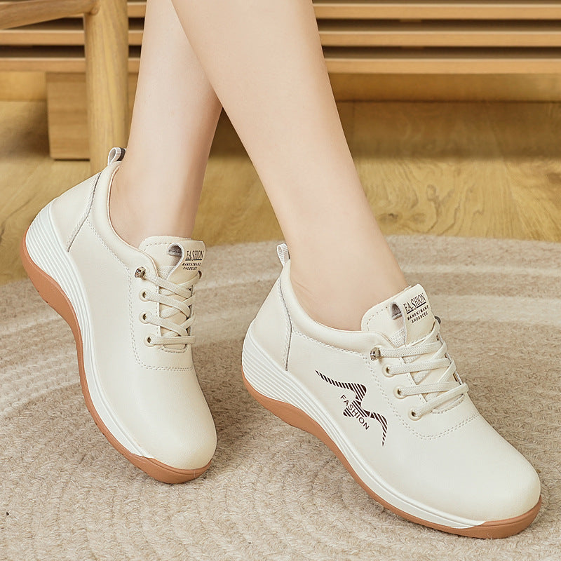 Damen modische Komfort-Sneaker mit orthopädischer Unterstützung und rutschfester Sohle R&B