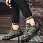Damen Sportliche Freizeitsneaker mit atmungsaktivem Mesh und robustem Sohlenprofil R&B