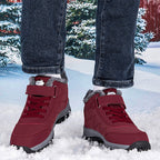 Damen Winterfestliche Wanderschuhe mit isolierendem Futter und rutschfester Sohle
