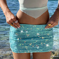 Damen Glitzernder Minirock R&B