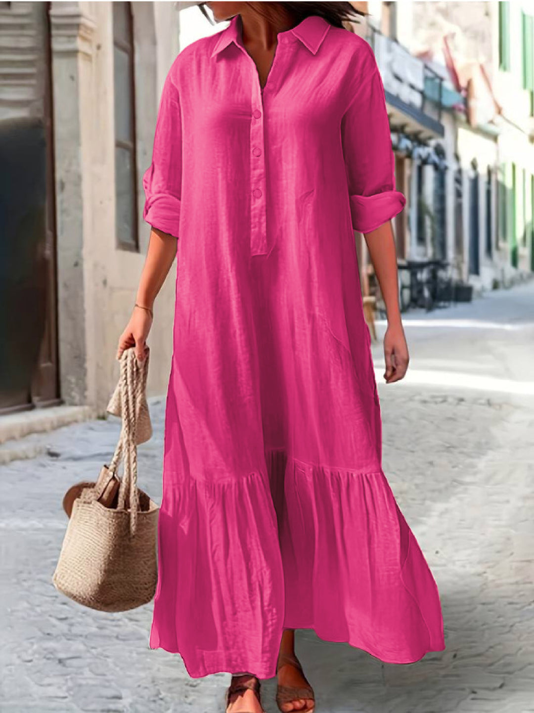 Damen Sommerkleid im lässigen Stil R&B