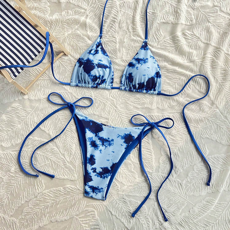 Damen Triangel-Bikini mit verstellbaren Trägern R&B
