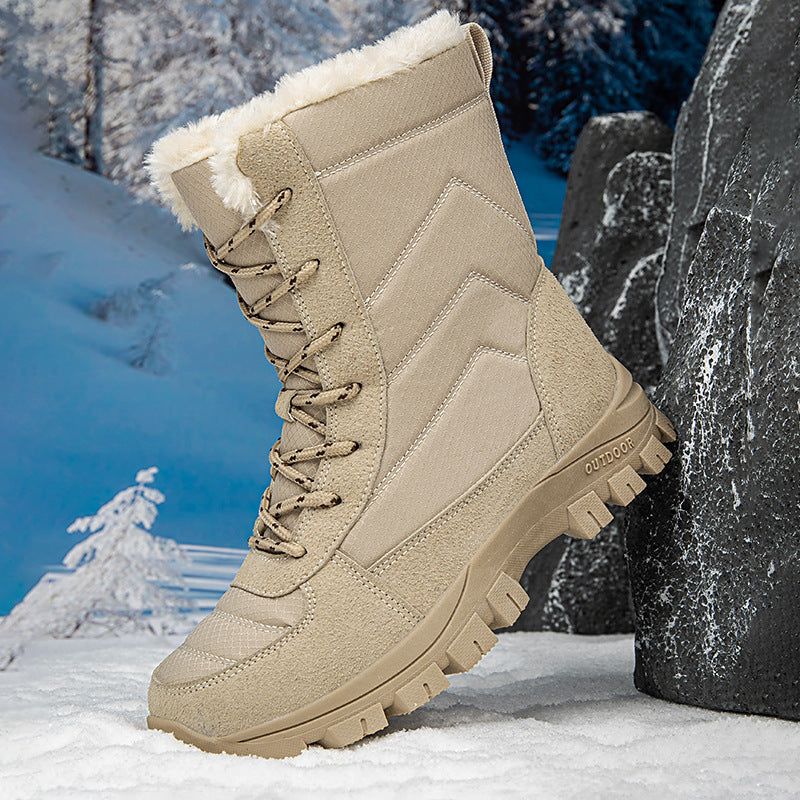 Damen Winterstiefel mit rutschfester Sohle und isolierendem Innenfutter R&B