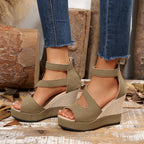 Damen Wedge Sandalen mit vielseitigem Design R&B