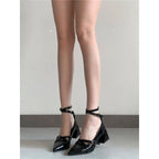 Damen elegante Slingback Pumps mit kreativem Riemendesign R&B