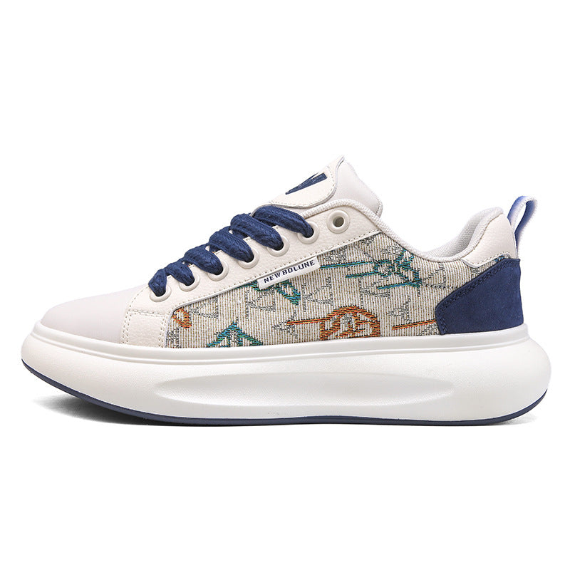 Damen Freizeit Sneaker mit modischer Textil-Oberfläche und bequemer Dämpfung R&B