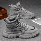 Damen Trendige High-Top Sneakers mit robustem Sohlenprofil und modernem Design