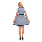 Damen Trachtenkleid mit modernem Karomuster und verspielten Rüschen R&B