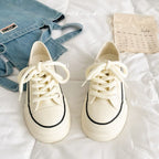 Damen Plattform Sneakers mit geflochtenen Schnürsenkeln und verstärktem Innenfutter