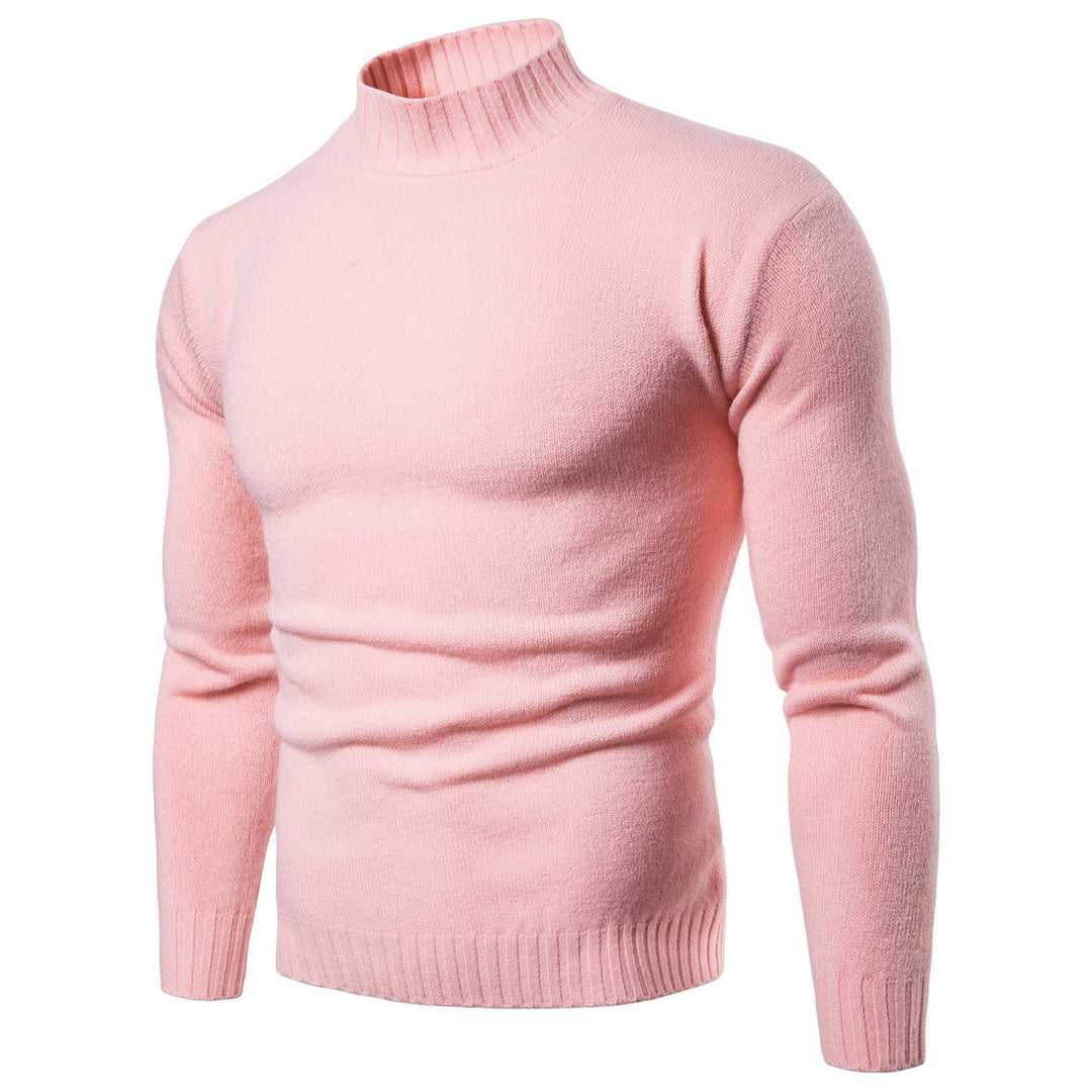 Damen hochgeschnittener Pullover mit Stehkragen R&B