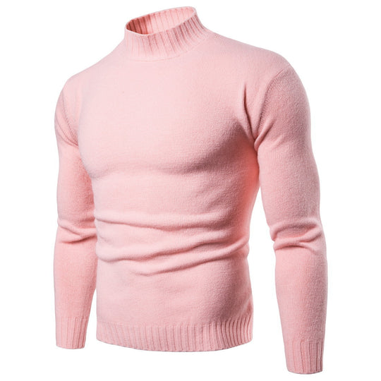 Damen hochgeschnittener Pullover mit Stehkragen R&B