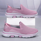 Damen Atmungsaktive Slip-On Sneakers mit elastischem Aufbau R&B