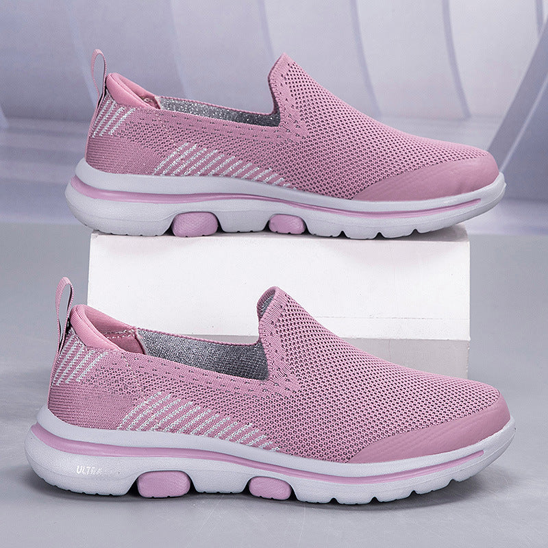 Damen Atmungsaktive Slip-On Sneakers mit elastischem Aufbau R&B