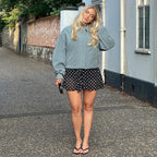 Damen Oversized Wildlederjacke