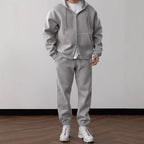 Herren bequeme Freizeitjacke mit passender Jogginghose