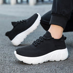 Damen Sportliche Strick-Sneaker mit ergonomischer Dämpfungstechnologie