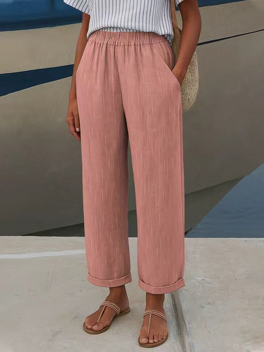Damen Bequeme Sommerhose R&B