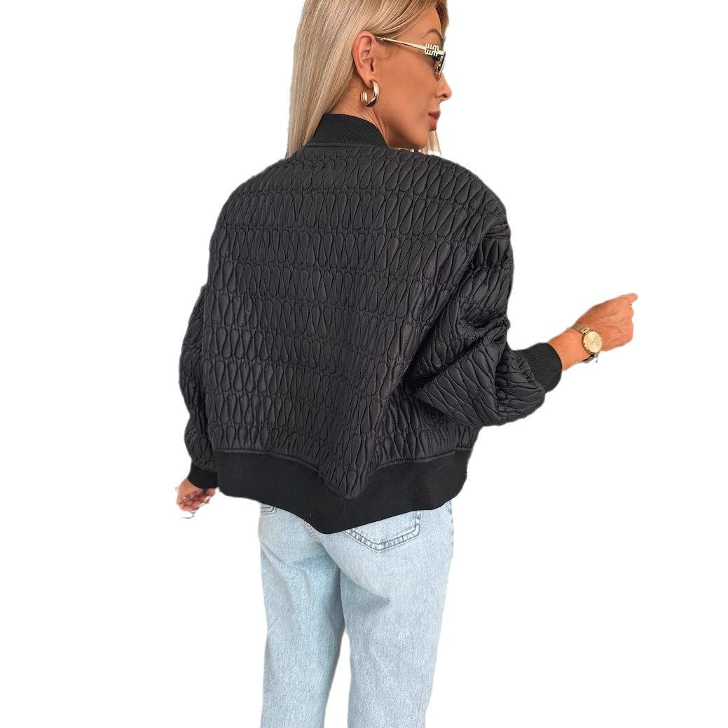 Damen Steppjacke mit komfortabler Passform und elastischen Bündchen R&B