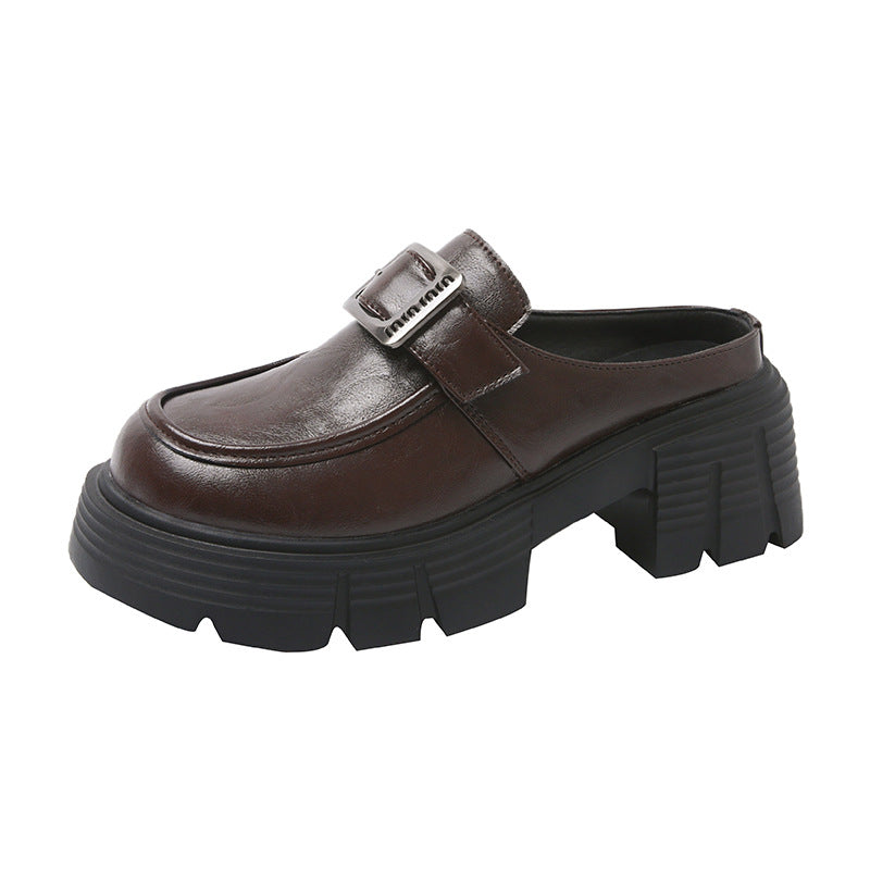 Damen modische Clogs mit robustem Design und verstellbarem Riemchen R&B