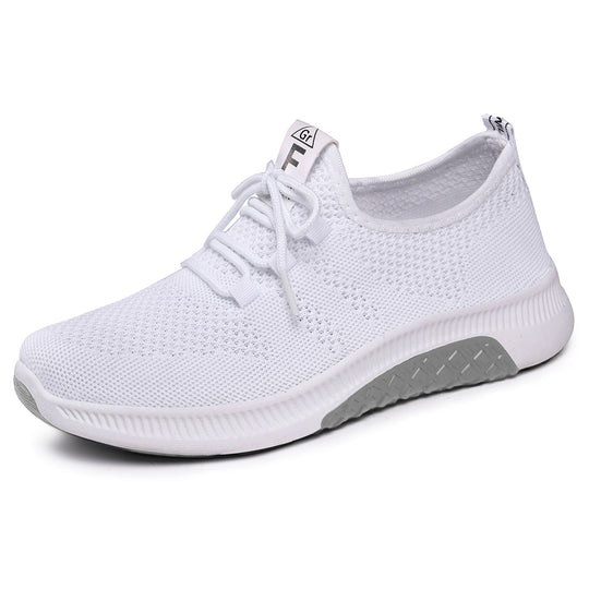 Damen Bequeme und atmungsaktive Sneakers mit elastischen Schnürsystem R&B