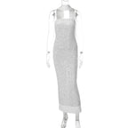 Damen Glamouröses Abendkleid mit schimmernden Pailletten und figurbetonter Silhouette R&B