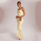 Damen Spitzen Set mit Rüschendetails R&B