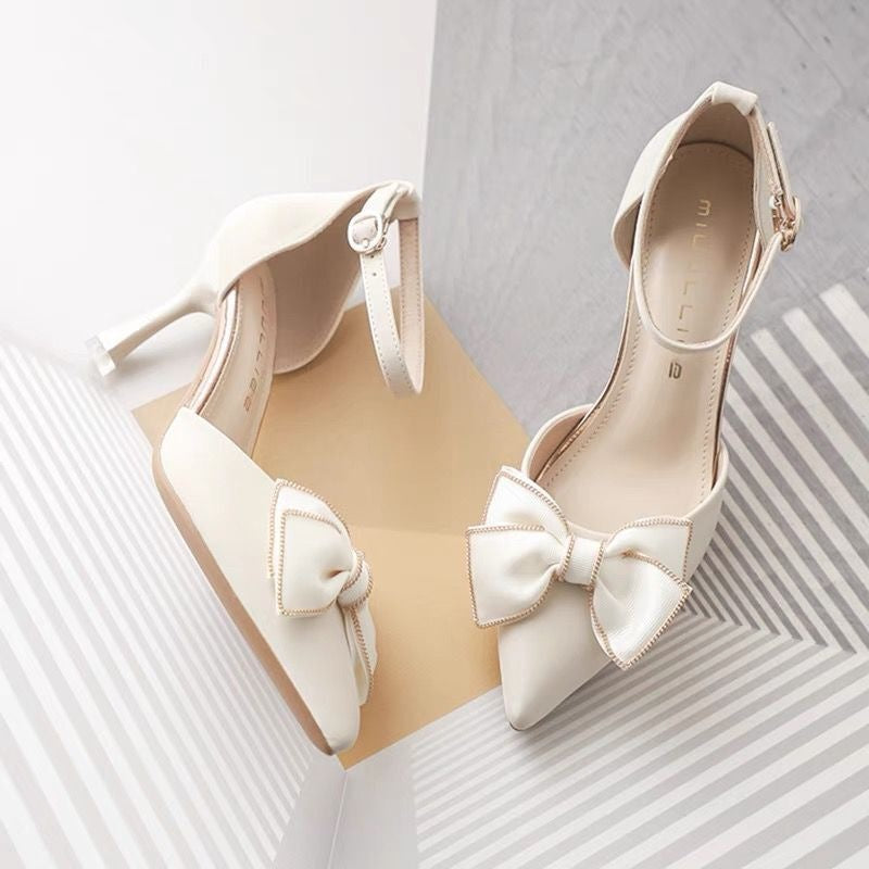 Damen Elegante Pumps mit verspieltem Schleifendetail R&B