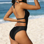 Damen Hochentwickelter Cut-Out Badeanzug R&B