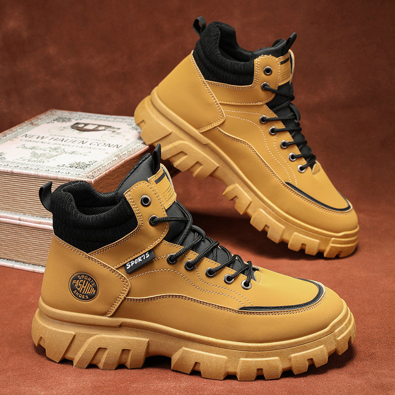 Damen Sportliche High-Top Sneakers mit rutschfester Sohle und dämpfendem Profil