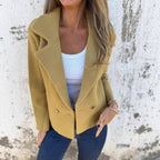 Damen eleganter blaser mit doppelter Knopfleiste
