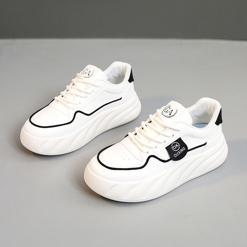 Damen sportliche Sneakers mit luftiger Mesh-Oberfläche und modischem Profil R&B