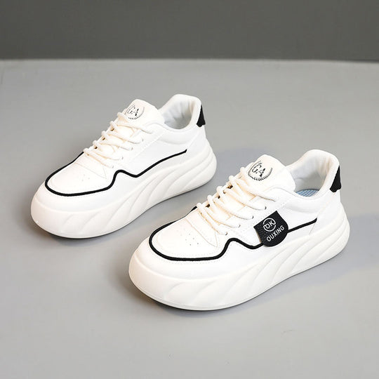 Damen sportliche Sneakers mit luftiger Mesh-Oberfläche und modischem Profil R&B