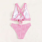 Damen Bikini-Set mit raffiniertem Rippendesign R&B