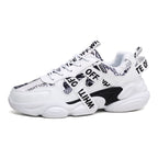 Damen Sportliche Chunky Sneakers mit einzigartigem Design und atmungsaktiver Oberflächenstruktur