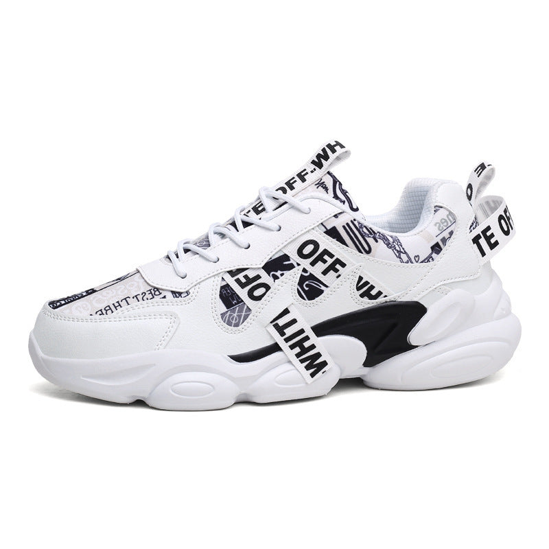 Damen Sportliche Chunky Sneakers mit einzigartigem Design und atmungsaktiver Oberflächenstruktur