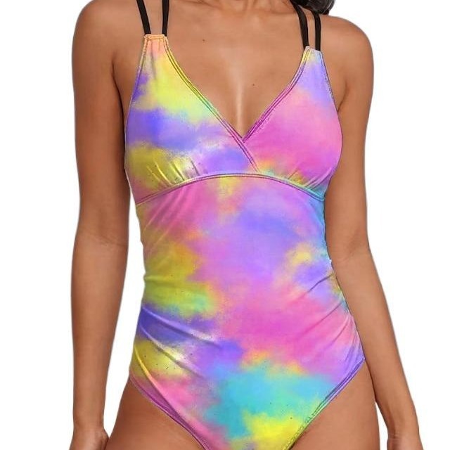 Damen Sportlicher Einteiler mit Farbverlauf R&B